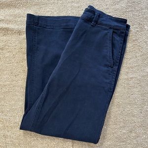 Everlane navy blue wide leg pants